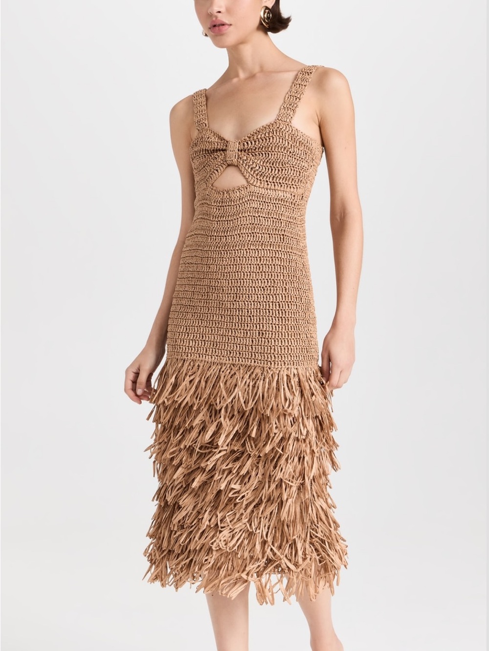 Farm Rio Ratfia Midi Dress